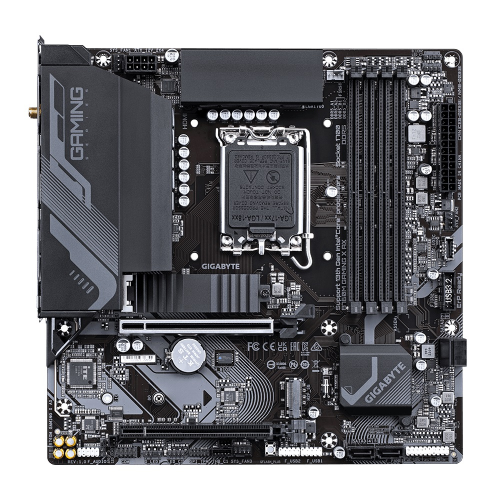 Gigabyte B760M Gaming X AX DDR5 B760M-GAM-X-AX-DDR5 Intel B760 Soket 1700 DDR5 7600MHz mATX Gaming (Oyuncu) Anakart