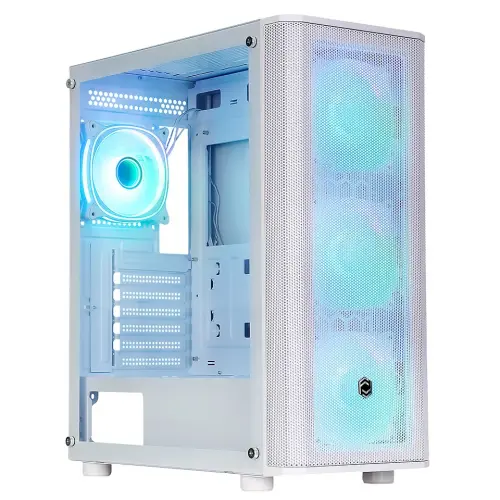 Frisby CM-106 650W 80+ 4xARGB FAN Mid Tower Beyaz Mesh Gaming (Oyuncu) Kasa