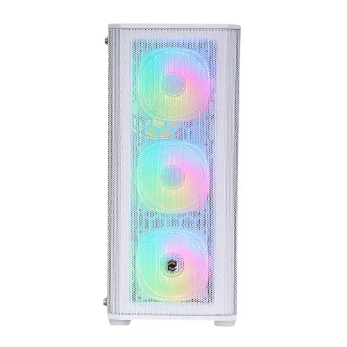 Frisby CM-106 650W 80+ 4xARGB FAN Mid Tower Beyaz Mesh Gaming (Oyuncu) Kasa