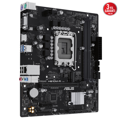 ASUS Prime H610M-R D5-SI Intel H610 Soket 1700 DDR5 3200MHz mATX Gaming (Oyuncu) Anakart