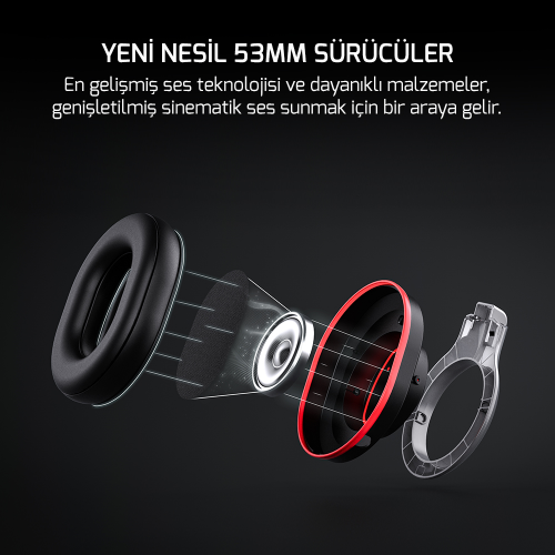 GamePower Ranger Siyah 7.1 Surround RGB Gaming Kulaklık