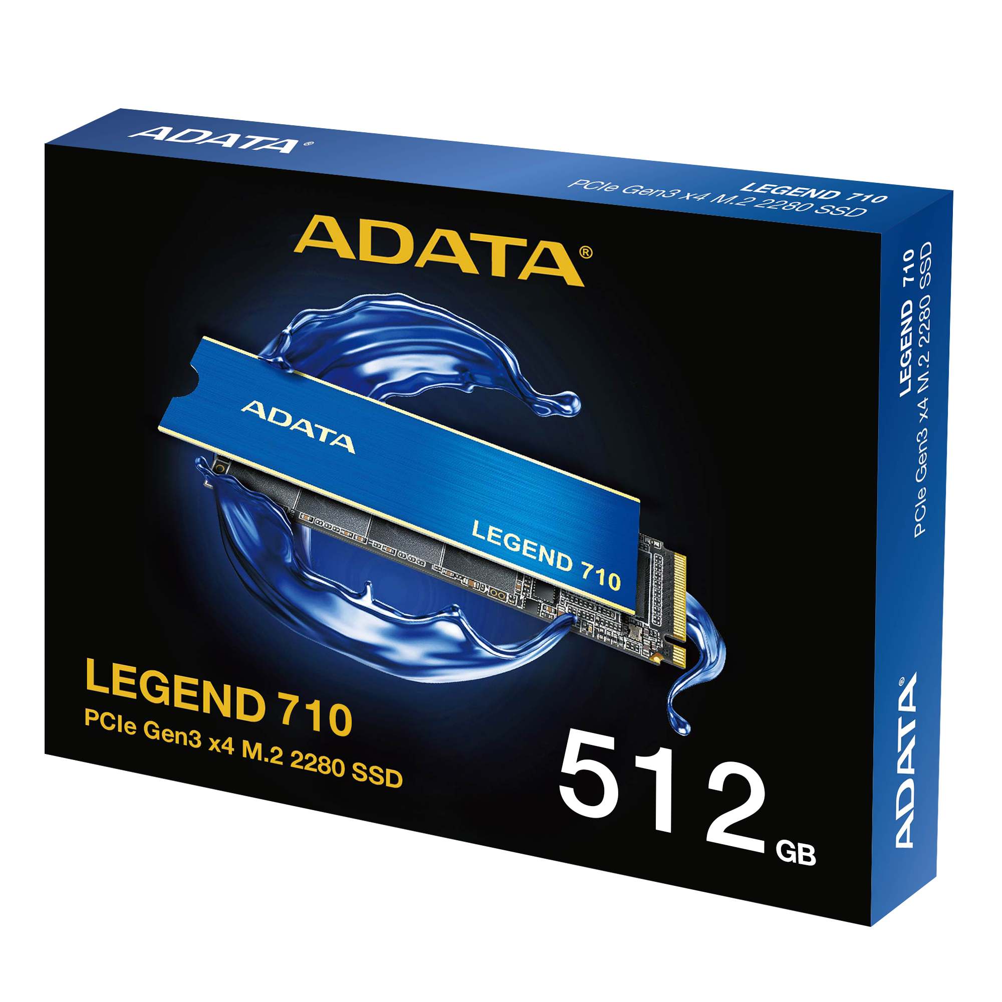 Adata Legend 710 ALEG-710-512GCS 512GB 2400/1800MB/s PCIe Gen3 x4 M.2 2280 SSD Disk