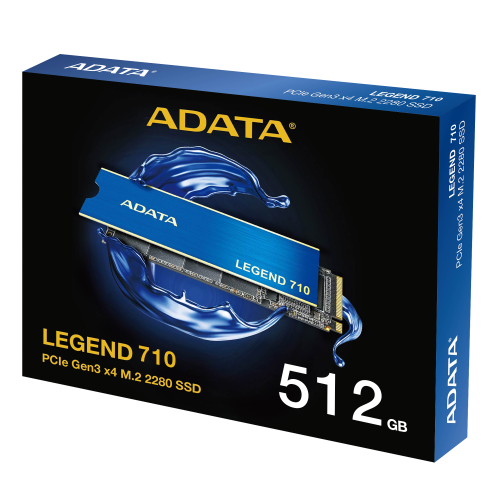 Adata Legend 710 ALEG-710-512GCS 512GB 2400/1800MB/s PCIe Gen3 x4 M.2 2280 SSD Disk