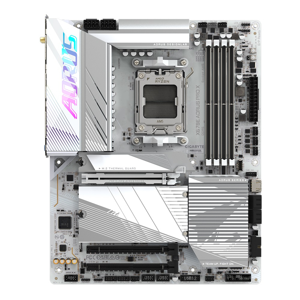 Gigabyte X670E Aorus Pro X AMD X670 Soket AM5 DDR5 8000(OC)MHz ATX Gaming (Oyuncu) Anakart