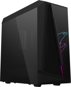 Gigabyte Aorus C450 Glass Black Temperli Cam 2x120mm ARGB Fan USB 3.2 ATX Mid-Tower Gaming (Oyuncu) Kasa