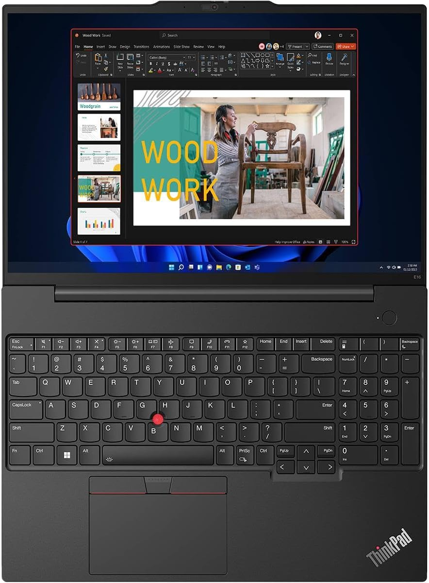Lenovo ThinkPad E16 21JN004UTX Gen 1 i5-1335U 16GB 512GB SSD 16″ WUXGA Windows11 Pro Notebook