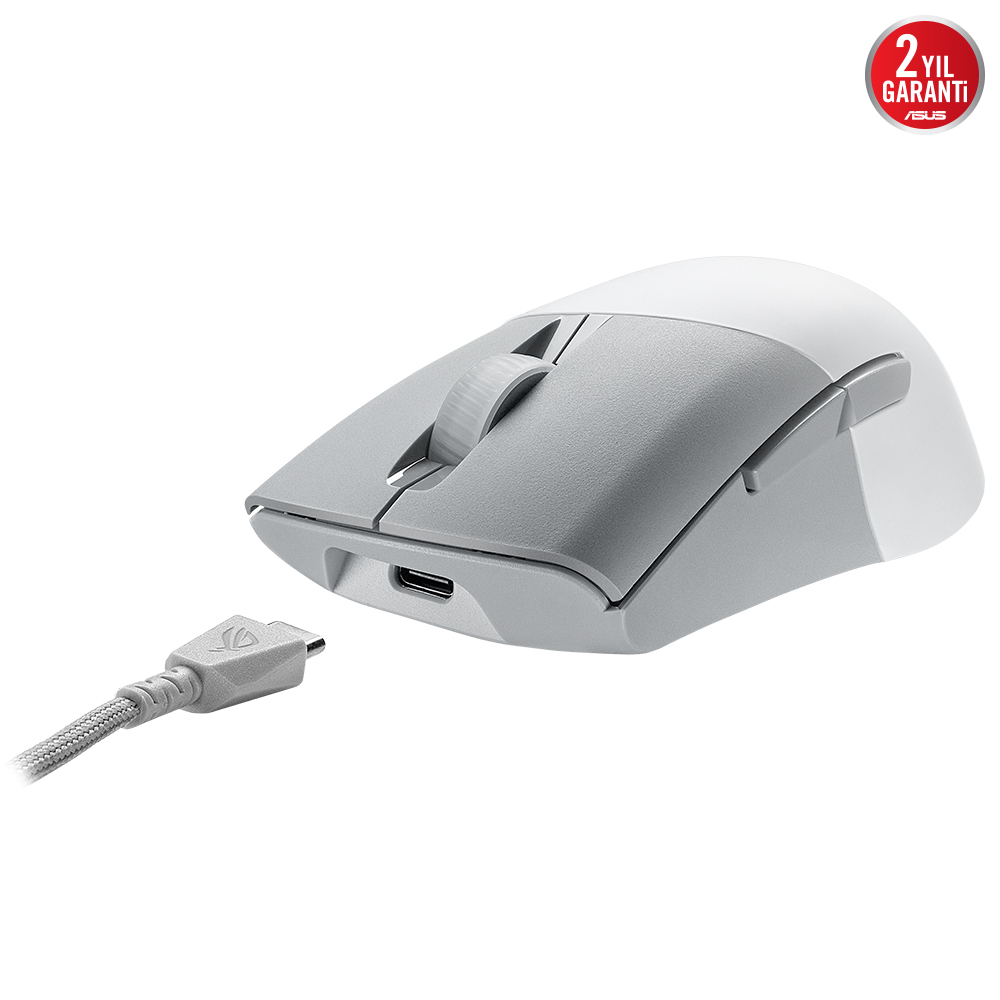 ASUS P709 ROG Keris RGB White Wireless AimPoint Gaming Mouse