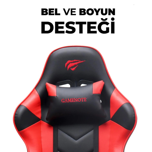 Havit Gamenote GC932A Siyah/Kırmızı Gaming (Oyuncu) Koltuğu