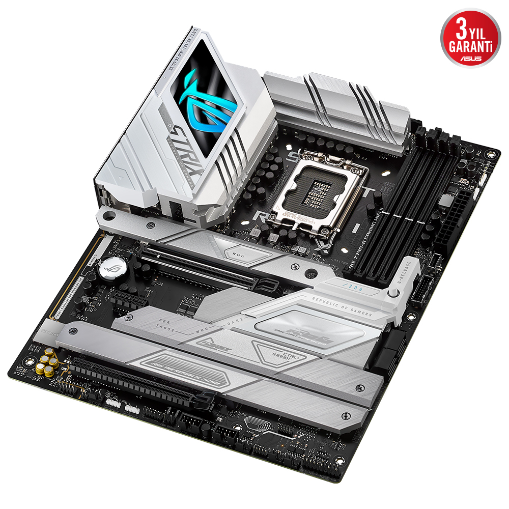 ASUS ROG Strix Z790-A Gaming WIFI II Intel Z790 Soket 1700 DDR5 8000(OC)MHz ATX Gaming (Oyuncu) Anakart