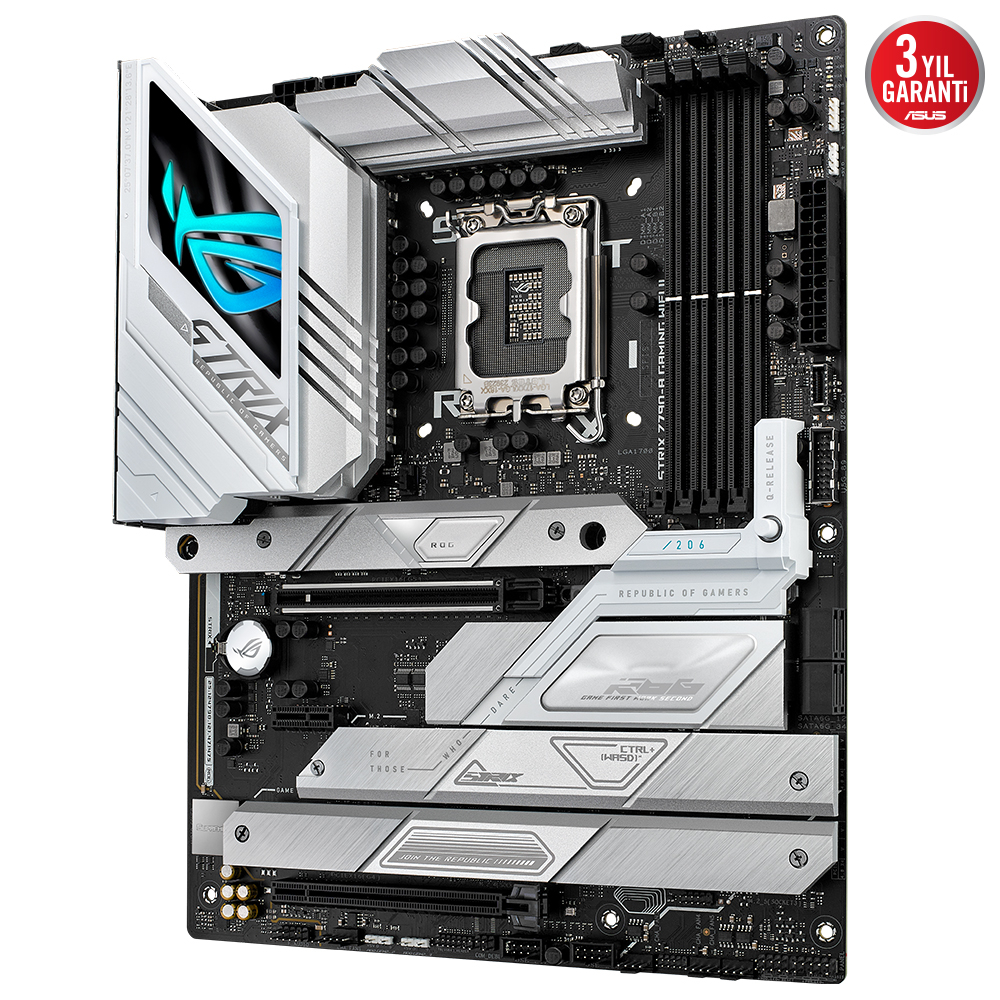 ASUS ROG Strix Z790-A Gaming WIFI II Intel Z790 Soket 1700 DDR5 8000(OC)MHz ATX Gaming (Oyuncu) Anakart