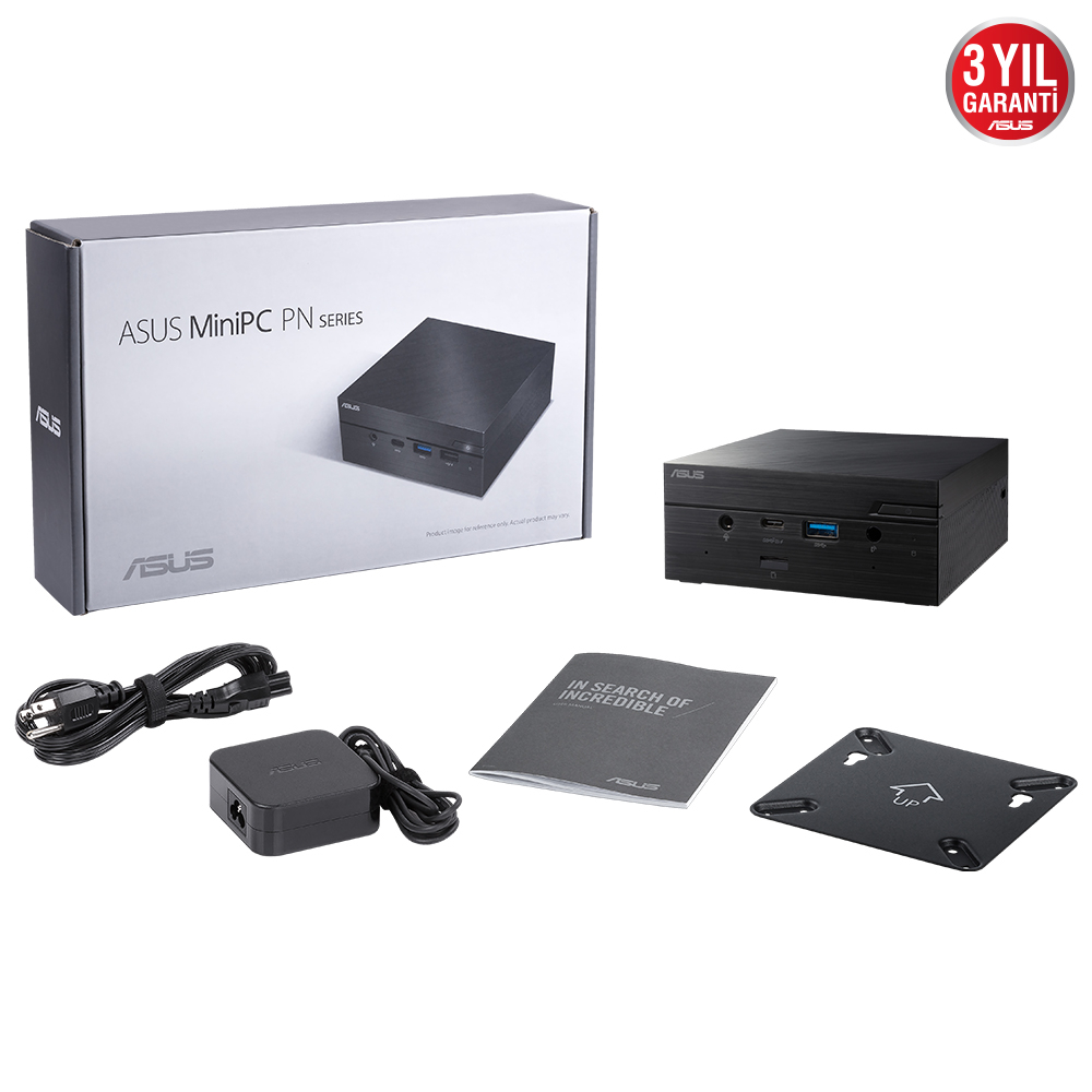 ASUS PN51-BB757MDE1 AMD Ryzen 7 R7-5700U Barebone FreeDOS Mini Masaüstü PC