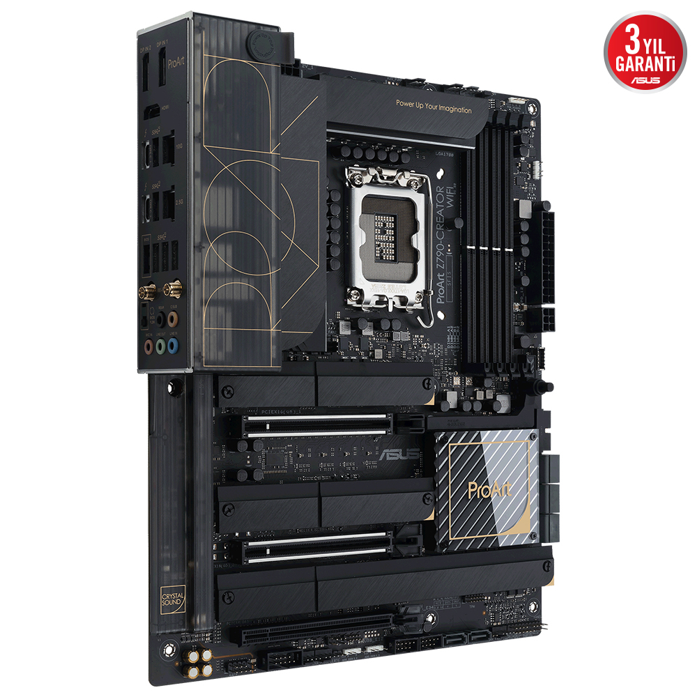 ASUS PROART Z790-CREATOR WIFI Intel Z790 Soket 1700 DDR5 7200(OC)MHz ATX Gaming (Oyuncu) Anakart