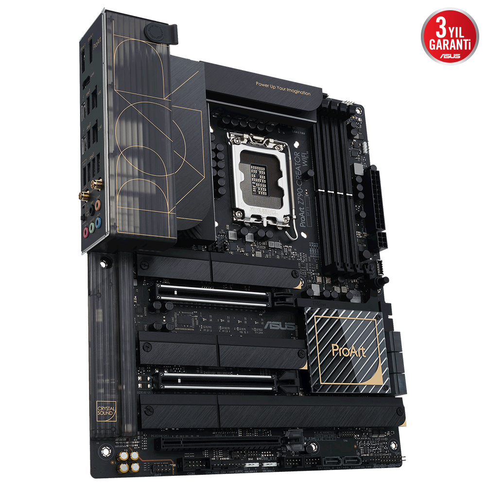 ASUS PROART Z790-CREATOR WIFI Intel Z790 Soket 1700 DDR5 7200(OC)MHz ATX Gaming (Oyuncu) Anakart
