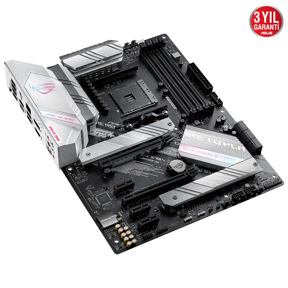 ASUS ROG STRIX B550-A Gaming AMD B550 Soket AM4 DDR4 5100MHz(OC)Mhz ATX Gaming (Oyuncu) Anakart