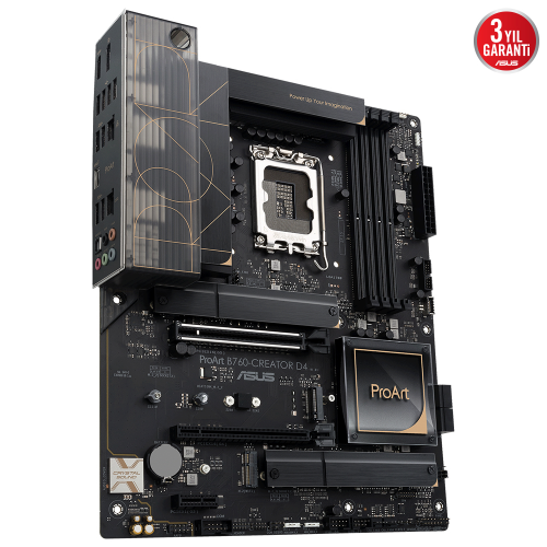 ASUS ProArt B760-CREATOR D4 Intel LGA1700 Soket DDR4 5333(OC)MHz ATX Anakart
