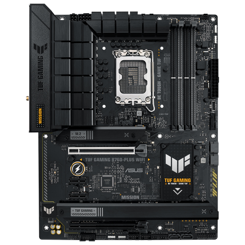 ASUS TUF Gaming B760-Plus WIFI D5 Intel B760 Soket 1700 DDR5 7200(OC)MHz ATX Gaming (Oyuncu) Anakart