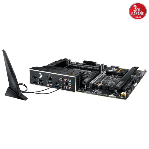 ASUS TUF Gaming B760-Plus WIFI D5 Intel B760 Soket 1700 DDR5 7200(OC)MHz ATX Gaming (Oyuncu) Anakart