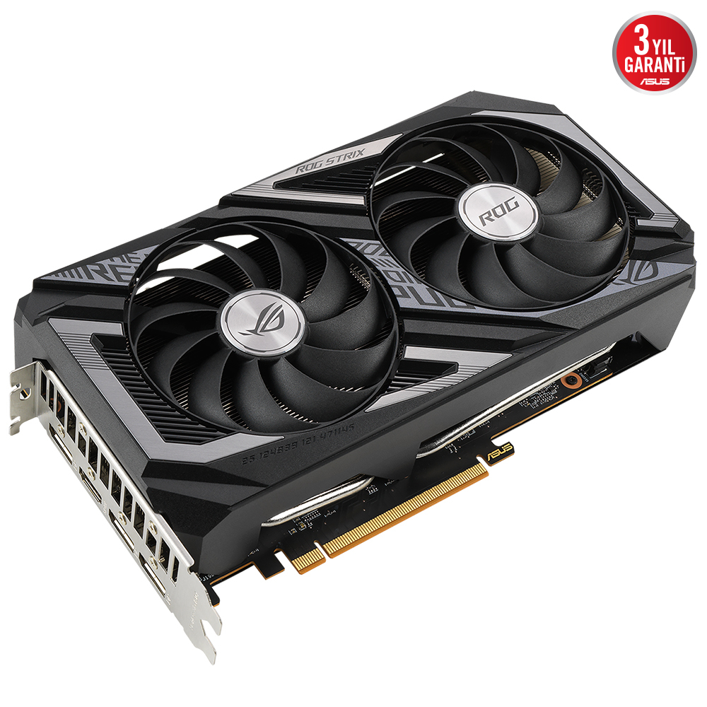 ASUS ROG Strix Radeon RX 6650 XT OC V2 ROG-STRIX-RX6650XT-O8G-V2-GAMING 8GB GDDR6 128Bit DX12 Gaming (Oyuncu) Ekran Kartı