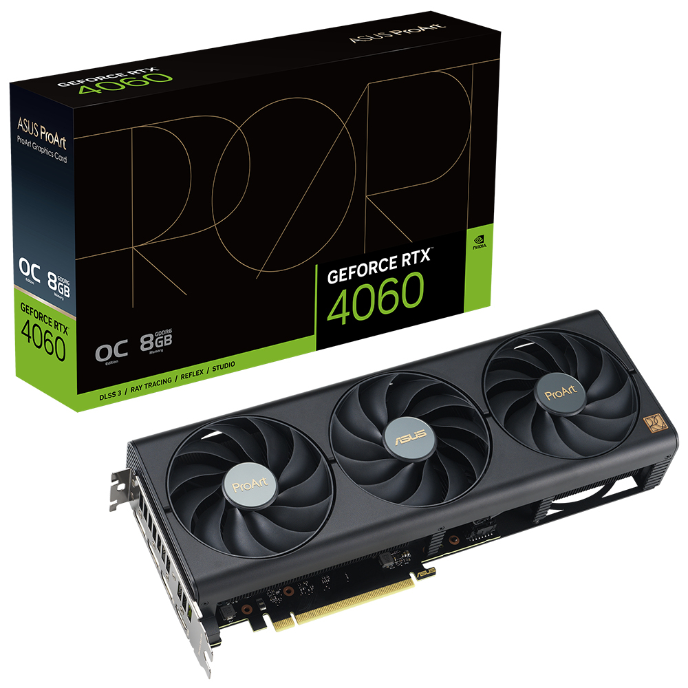 ASUS ProArt GeForce PROART-RTX4060-O8G 8GB GDDR6 128Bit Gaming (Oyuncu) Ekran Kartı