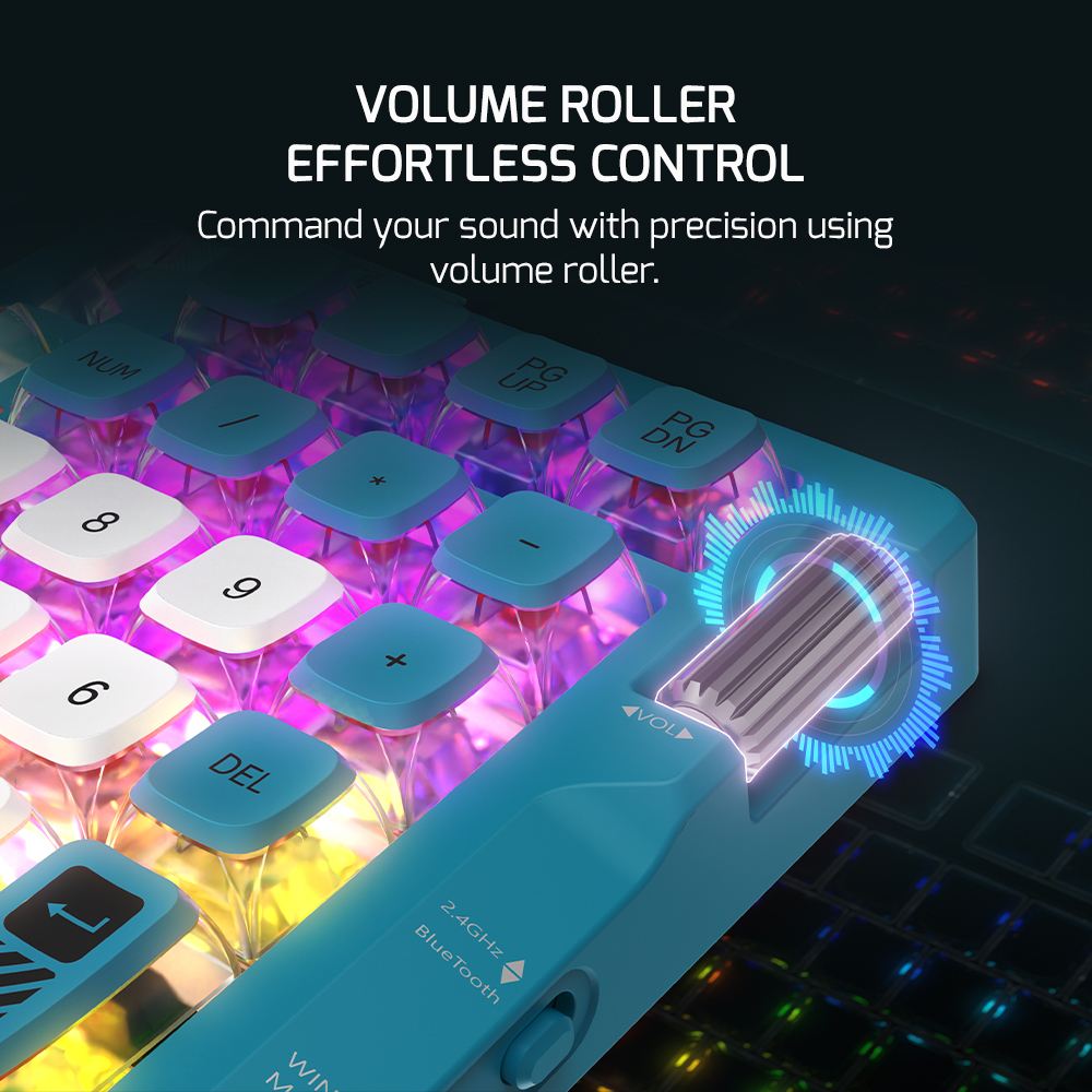 GamePower Sense RGB Wireless/Bluetooth/Kablolu Mekanik Red Switch Gaming Klavye