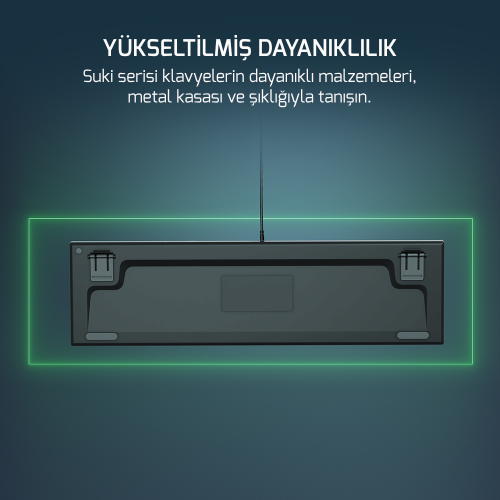 Gamepower Suki Mekanik Kırmızı Switch Puding Keycaps Türkçe Q 104 Tuş USB Gaming Klavye