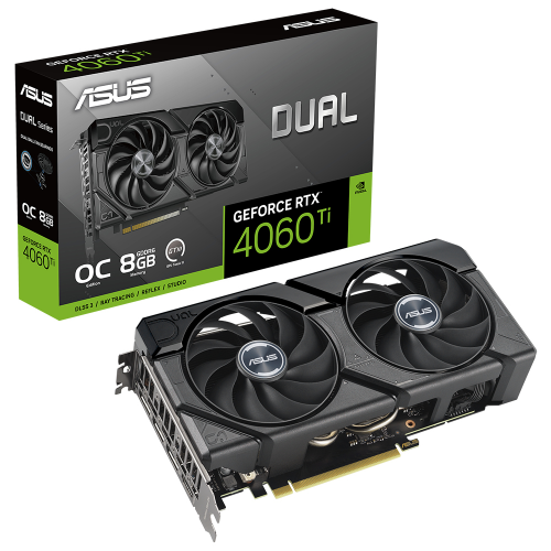 ASUS Dual GeForce RTX 4060 Ti EVO OC 8GB DUAL-RTX4060TI-O8G-EVO GDDR6 128Bit DX12 DLSS 3 Gaming (Oyuncu) Ekran Kartı