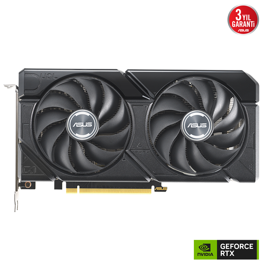 ASUS Dual GeForce RTX 4060 Ti EVO OC 8GB DUAL-RTX4060TI-O8G-EVO GDDR6 128Bit DX12 DLSS 3 Gaming (Oyuncu) Ekran Kartı
