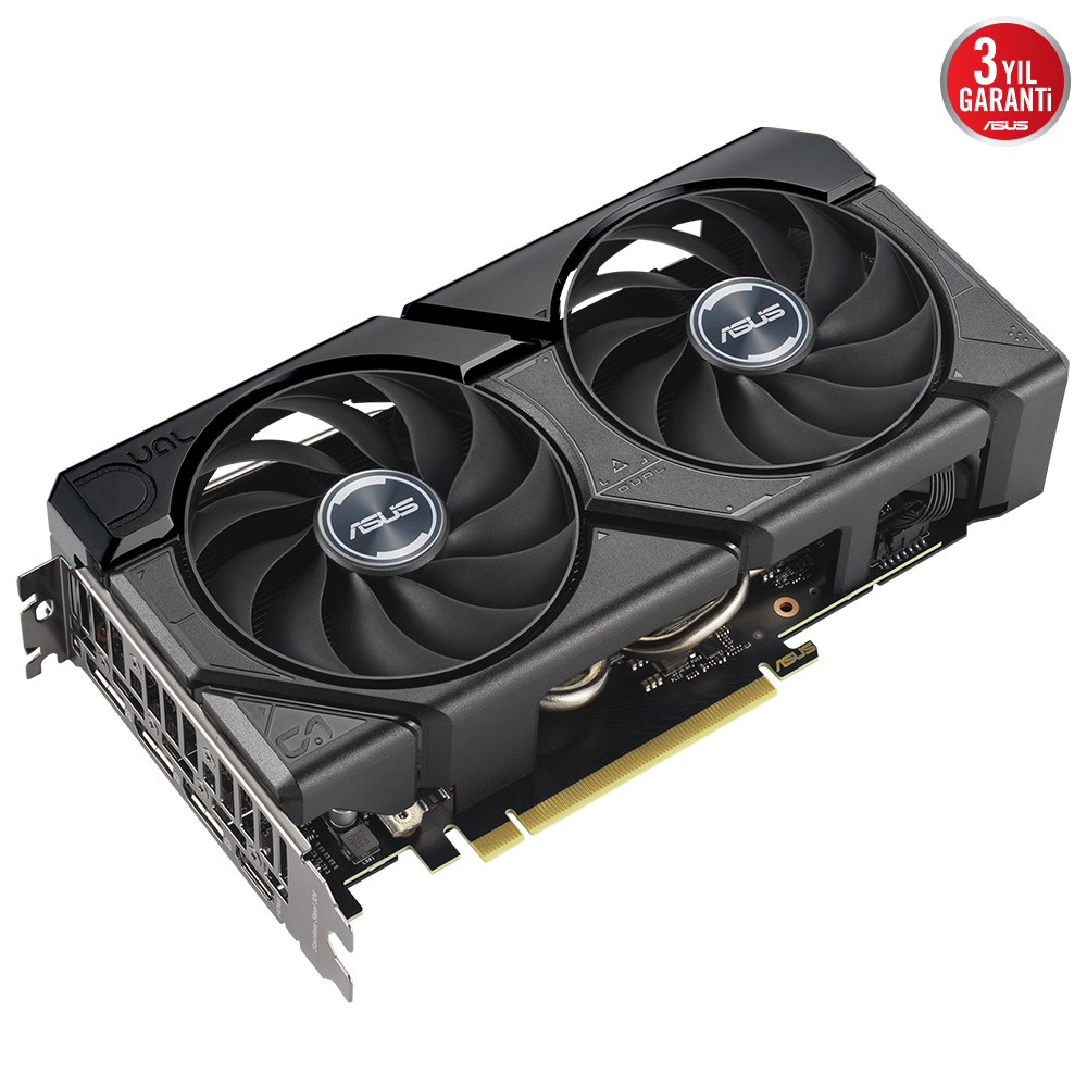 ASUS Dual GeForce RTX 4060 Ti EVO OC 8GB DUAL-RTX4060TI-O8G-EVO GDDR6 128Bit DX12 DLSS 3 Gaming (Oyuncu) Ekran Kartı