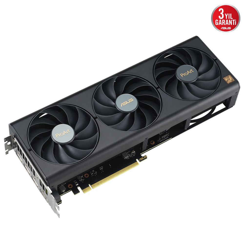 ASUS ProArt GeForce RTX 4070 SUPER OC 12GB PROART-RTX4070S-O12G GDDR6X 192Bit DX12 DLSS 3 Gaming (Oyuncu) Ekran Kartı