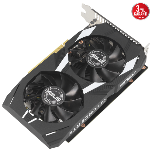 ASUS Dual GeForce RTX 3050 OC DUAL-RTX3050-O6G NVIDIA 6GB GDDR6 96Bit DX12 Gaming (Oyuncu) Ekran Kartı