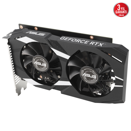 ASUS Dual GeForce RTX 3050 OC DUAL-RTX3050-O6G NVIDIA 6GB GDDR6 96Bit DX12 Gaming (Oyuncu) Ekran Kartı