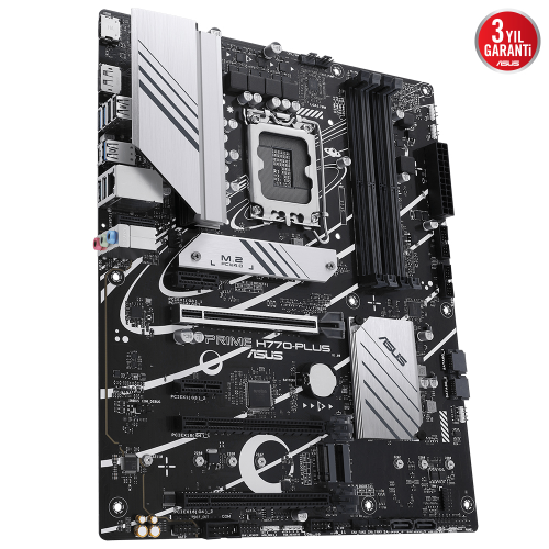 ASUS Prime H770-PLUS Intel H770 Soket 1700 DDR5 7200(OC)MHz ATX Gaming (Oyuncu) Anakart