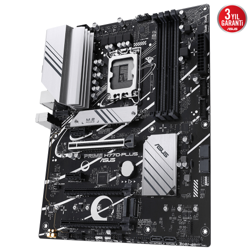 ASUS Prime H770-PLUS Intel H770 Soket 1700 DDR5 7200(OC)MHz ATX Gaming (Oyuncu) Anakart