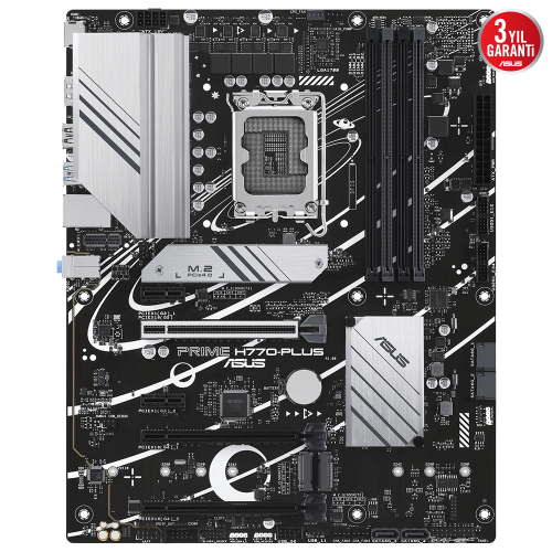 ASUS Prime H770-PLUS Intel H770 Soket 1700 DDR5 7200(OC)MHz ATX Gaming (Oyuncu) Anakart