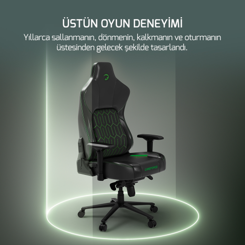 GamePower Comfort Siyah-Yeşil Gaming Oyuncu Koltuğu