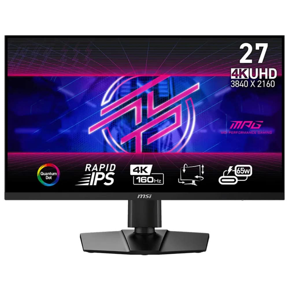 MSI 27″ MPG 274URF QD 0.5ms 160Hz Rapid IPS Adaptıve-Sync UHD Gaming Monitör