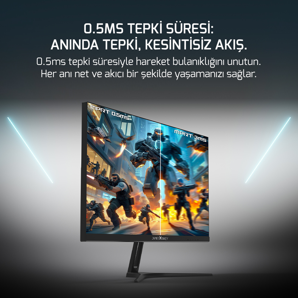 James Donkey Epic E10 23.8″ 200Hz 0.5Ms FHD VA Panel Gaming Monitör (Sıfır Ölü Piksel Garantili)