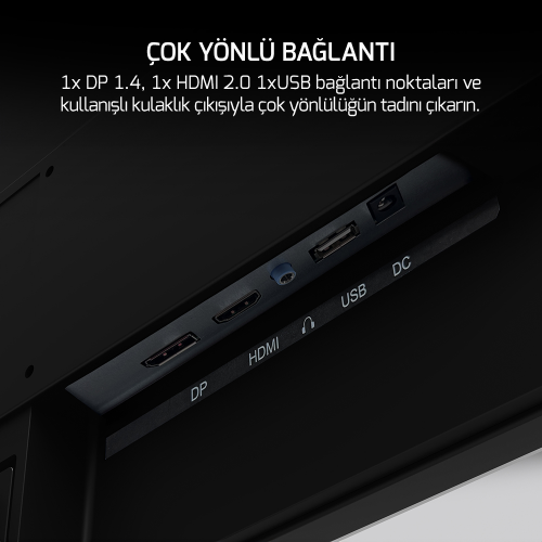 James Donkey Epic E10 23.8″ 200Hz 0.5Ms FHD VA Panel Gaming Monitör (Sıfır Ölü Piksel Garantili)