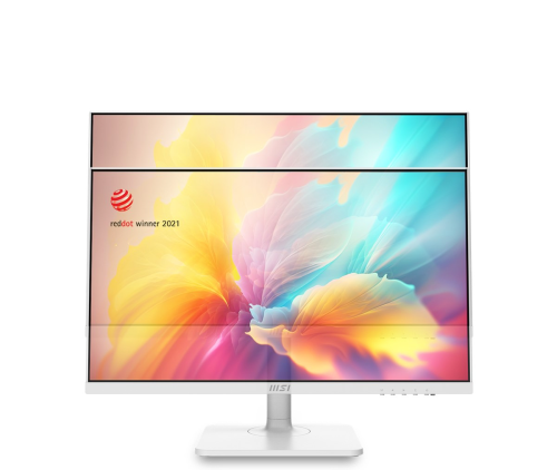 MSI MODERN MD2412PW 23.8″ 100Hz 1MS Adaptive-Sync FHD Flat IPS Pivot Beyaz Type-C Monitör