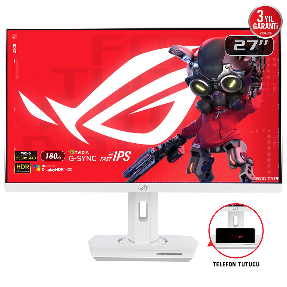 ASUS ROG Strix XG27ACS-W 27″ 1ms 180Hz Adaptive Sync IPS WQHD Gaming (Oyuncu) Monitör