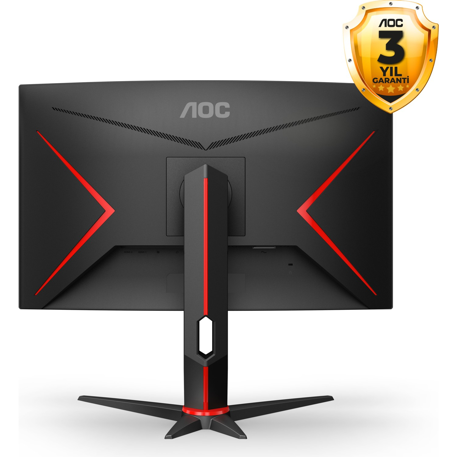 AOC CQ27G2SE/BK 27″ 1 ms 165Hz QHD VA Curved Gaming (Oyuncu) Monitör