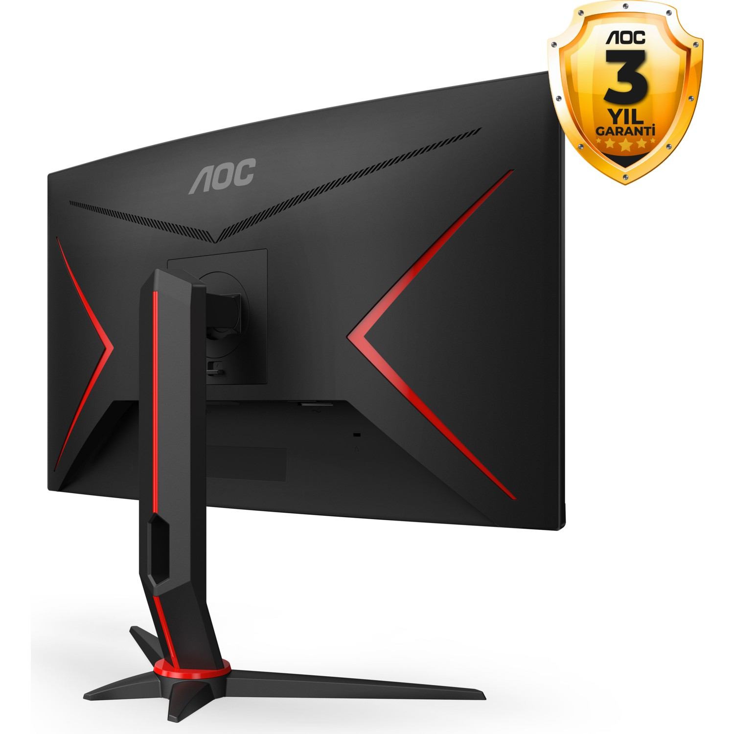 AOC CQ27G2SE/BK 27″ 1 ms 165Hz QHD VA Curved Gaming (Oyuncu) Monitör