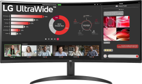 LG 34″34WR50QC-B 5ms 100Hz VA QHD Curved Gaming Monitör