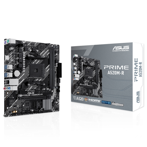 ASUS Prime A520M-R AMD Soket AM4 DDR4 5100MHz mATX Anakart