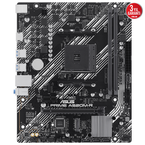 ASUS Prime A520M-R AMD Soket AM4 DDR4 5100MHz mATX Anakart