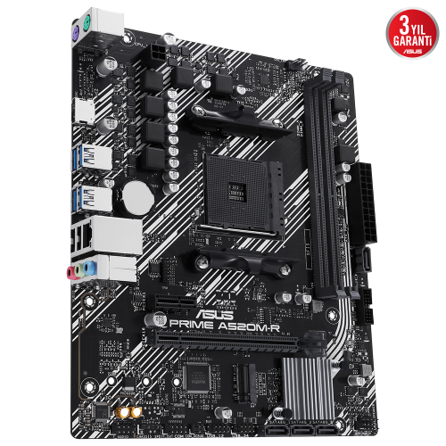 ASUS Prime A520M-R AMD Soket AM4 DDR4 5100MHz mATX Anakart