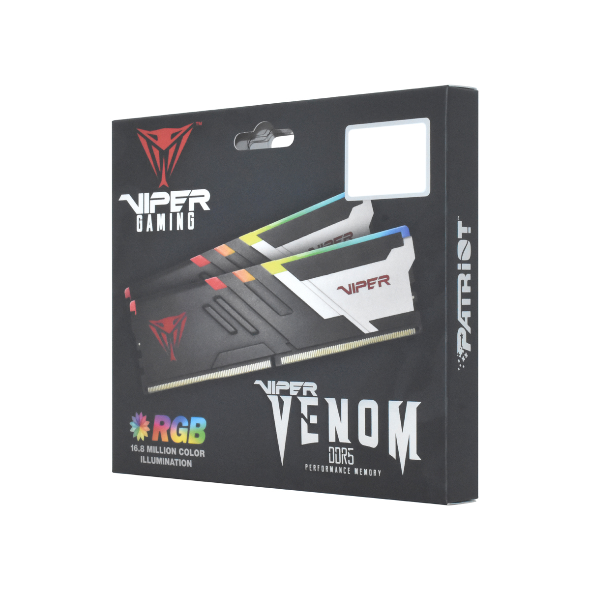 Patriot Viper Venom RGB PVVR532G620C40K 32GB (2x16GB) DDR5 6200MHz CL40 Gaming Ram (Bellek)