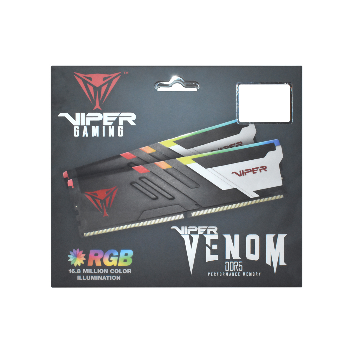 Patriot Viper Venom RGB PVVR532G620C40K 32GB (2x16GB) DDR5 6200MHz CL40 Gaming Ram (Bellek)