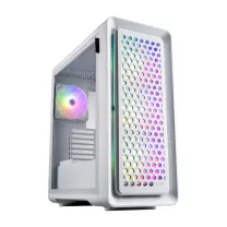 FSP CUT593P White E-ATX 4x140mm ARGB Fan Temperli Cam USB 3.0 Mesh ATX Mid-Tower Gaming (Oyuncu) Kasa