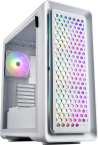FSP CUT593P White E-ATX 4x140mm ARGB Fan Temperli Cam USB 3.0 Mesh ATX Mid-Tower Gaming (Oyuncu) Kasa